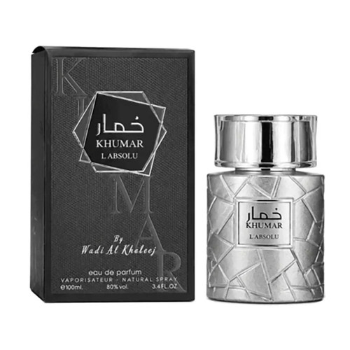 ادوپرفیوم وادی الخلیج مدل خمار له ابسولو حجم 100 میلیلیتر، دارای رایحه معتدل چوبی